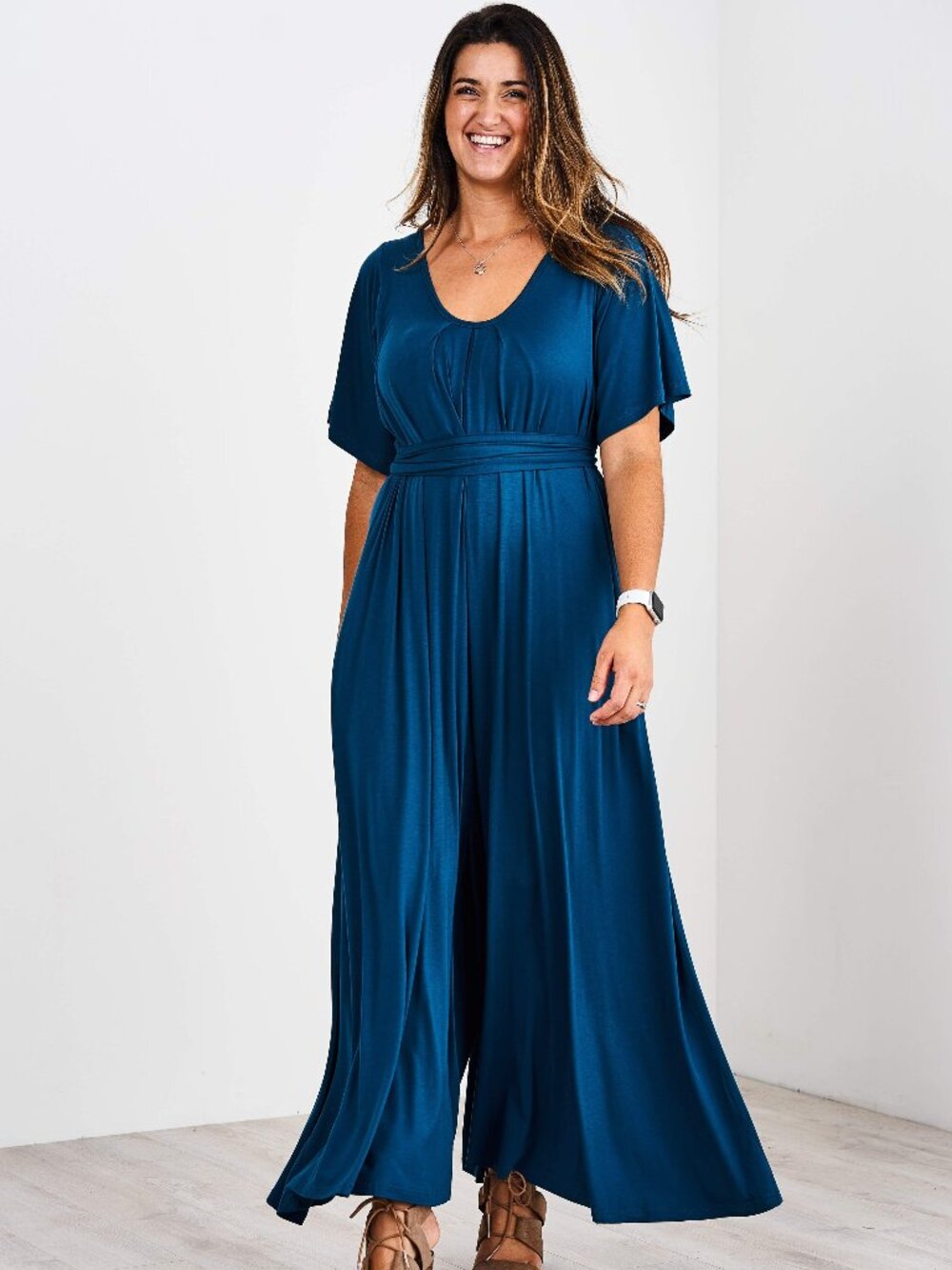 The Latched Mama Nursing Maxi Momper- Prussian Blue